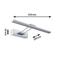 Paulmann Beam Fifty 99895 LED-schilderijlamp 7 W Warmwit Nikkel (geborsteld) - thumbnail