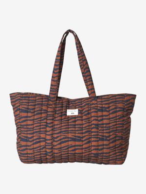 Totebag Wildlife in katoenen canvas mahonie Totebag Wildlife in katoenen canvas mahonie