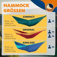 Ticket to the moon King Size Hangmat Navy Blue/Navy Blue - thumbnail