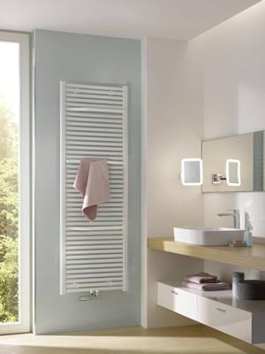 Ben Lineos handdoekradiator met handdoekhouder 1067W 50x177,5cm wit - thumbnail