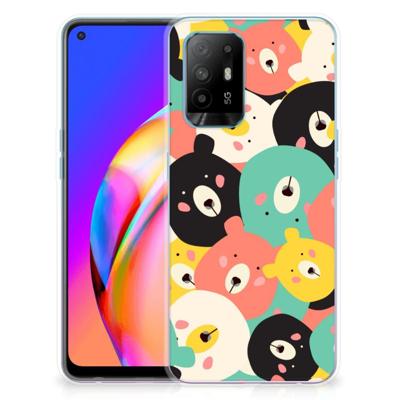 OPPO A94 5G | Reno5 Z Telefoonhoesje met Naam Bears OPPO A94 5G | Reno5 Z Telefoonhoesje met Naam Bears