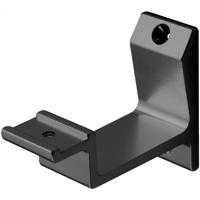 Leuninghouder opschroev. mat zwart - thumbnail