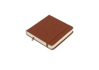 Kangaro Schetsboek - Cognac - Hardcover - 80 vellen - 140g - Roomwit Papier met Elastiek en Lint - thumbnail