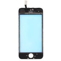 Touch Panel met Front LCD scherm Bezel Frame & OCA optisch duidelijk zelfklevende voor iPhone 5S(Black) - thumbnail