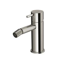 Bidetkraan Hotbath Cobber Opbouw Rond Glans Nikkel - thumbnail