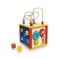 Disney Mickey Mouse Activiteitencubus Hout - 20,7 cm - thumbnail