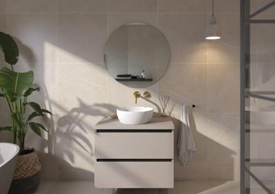 Ben Lavion 2-gats inbouw wastafelkraan afdekset geborsteld messing pvd Ben Lavion 2-gats inbouw wastafelkraan afdekset geborsteld messing pvd