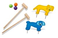 BS Toys houten croquet junior buitenspel - thumbnail