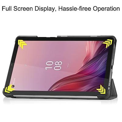 Lunso - Lenovo Tab M9 (9 inch) - Tri-Fold Bookcase hoes - Grijs