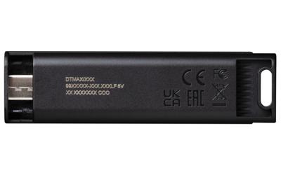 USB stick Kingston DTMAX/256GB Zwart 256 GB (1 Stuks)