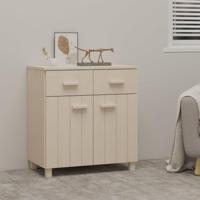 Dressoir HAMAR 79x40x80 cm massief grenenhout honingbruin - thumbnail
