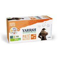 YARRAH ORGANIC HOND MULTIPACK PATE KALKOEN / KIP / RUND 6X150 GR - thumbnail
