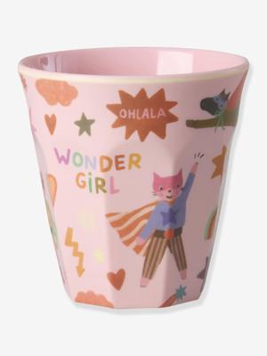 Beker van melamine HERO roze 250 ml RICE rozen