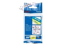 Labeltape met patroon Brother TZe, TZ TZe-MPPH31 Tapekleur: Wit (met roze harten) Tekstkleur:Zwart 12 mm 4 m - thumbnail