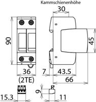 DEHN 952205 DG M TN 275 FM Overspanningsveilige afleider Overspanningsbeveiliging voor: Verdeelkast 40 kA 1 stuk(s) - thumbnail