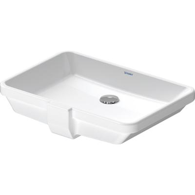 Duravit 2nd Floor Inbouw Wastafel 52.5x38x11.5 cm Rechthoek Keramiek Glanzend Wit Duravit 2nd Floor Inbouw Wastafel 52.5x38x11.5 cm Rechthoek Keramiek Glanzend Wit