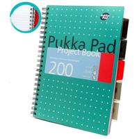 Projectboek pukka metallic a4 lijn 200pag gn - thumbnail