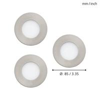 Eglo SpotsZigbee Fueva-Z set van 3 RVS - 900111 - thumbnail
