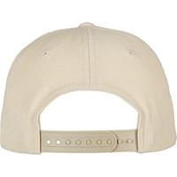 Flexfit FX5789M YP Classics 5-Panel Premium Curved Visor Snapback Cap - Stone - One Size - thumbnail