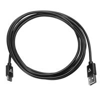 V7 V7U2AC-2M-BLK-1E USB 2.0A naar USB-C kabel 2m zwart - thumbnail