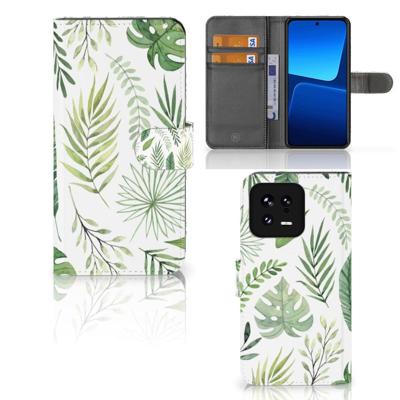 Xiaomi 13 Hoesje Leaves | Portemonnee hoesje