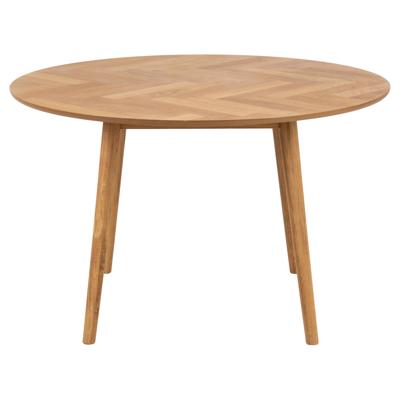 Bendt Ronde Eettafel 'Ebbe' Visgraat, 120cm