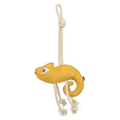 Trixie kameleon leer met touw