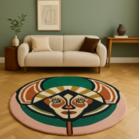 Ted Baker - Zodiac Virgo 161605 - 100 rond Vloerkleed - thumbnail