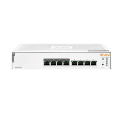 HPE Networking Instant On Switch-serie 1830 – Intelligent beheerde Layer 2 Ethernet-switch met 8 poorten Gb en PoE | 8X 1G | 4X CL4 PoE (65 W) | Zonder ventilator | EU-kabel (JL811A#ABB)