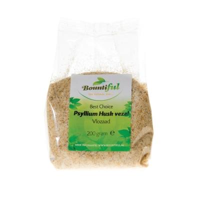 Bountiful Psyllium husk vezel/vlozaad bio 200 Gram