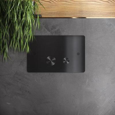 Bedieningspaneel Hotbath Archie t.b.v. UP320 en UP720 Geborsteld Gunmetal PVD