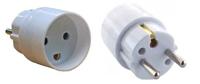 MicroConnect Netstekker-converter, DK naar - Schuko FM 230V 16A - thumbnail