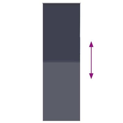 Rolgordijn verduisterend 85x230cm stofbreedte 80,7 cm polyester