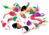 Zolux kattenspeelgoed bontmuisjes - thumbnail