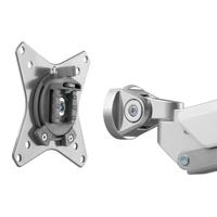 LogiLink BP0090 flat panel bureau steun 68,6 cm (27 ) Klem Zilver - thumbnail