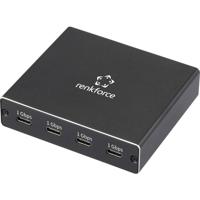 Renkforce RF-NS-200 Splitter 4 poorten 1 GBit/s - thumbnail