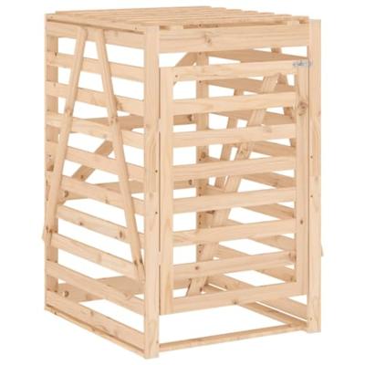 VidaXL Containerberging 84x90x128,5 cm massief grenenhout VidaXL Containerberging 84x90x128,5 cm massief grenenhout