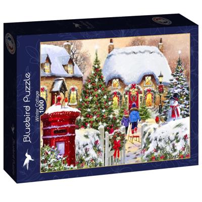 Winter Cottage Puzzel 1000 stukjes