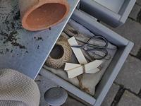 Esschert Design tuinwerktafel grijs cf29g - thumbnail