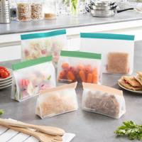 Set herbruikbare hermetisch afsluitbare tassen Zags InnovaGoods 6 Stuks - thumbnail