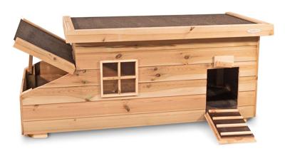 Voldux Kippenhok Fenne 190 x 88 x 81 cm Voldux Bruin