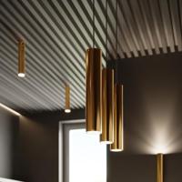 Hanglamp LAGOS 1 gepolijst goud - thumbnail