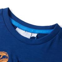 Kindershirt met korte mouwen 140 donkerblauw - thumbnail