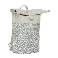 New Rebels Urban Leopard New York Beige 21L Rolltop Rugzak Werktas Schooltas Waterafstotend Laptop 15.6” - thumbnail