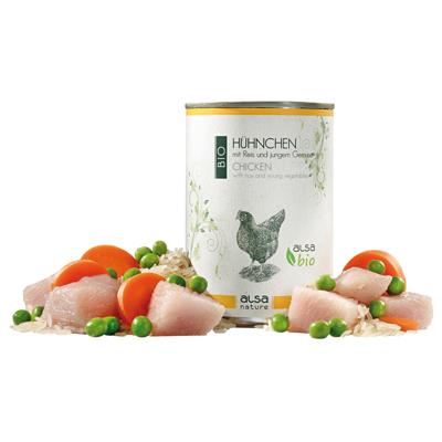 alsa-nature BIO Kip met rijst en jonge groenten, 400 g, Aantal: 400 g alsa-nature BIO Kip met rijst en jonge groenten, 400 g, Aantal: 400 g