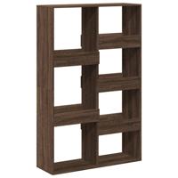 Kamerscherm 100x33x155,5 cm bewerkt hout bruin eikenkleurig - thumbnail