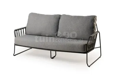 Tierra Outdoor Loungebank Rivera 2-zit Charcoal Tierra Outdoor Loungebank Rivera 2-zit Charcoal