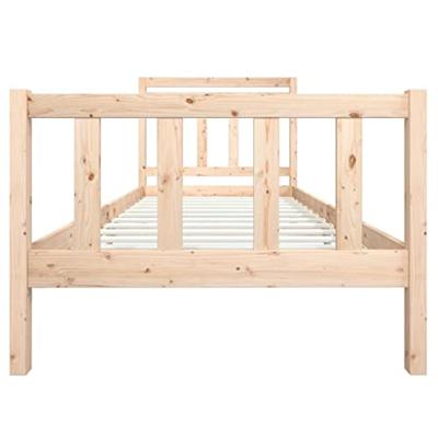 Bedframe massief hout 100x200 cm Bedframe massief hout 100x200 cm