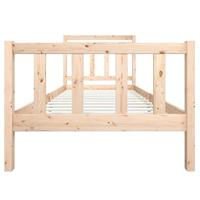 Bedframe massief hout 100x200 cm - thumbnail