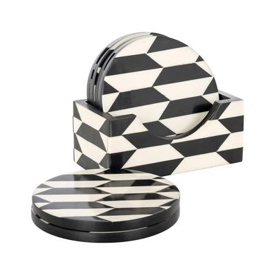 Richmond Onderzetter 'Jula' Resin, Set van 6 stuks